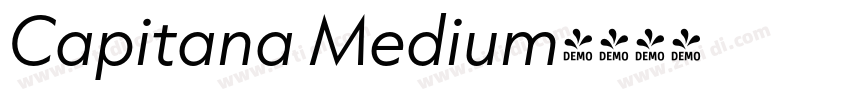 Capitana Medium字体转换